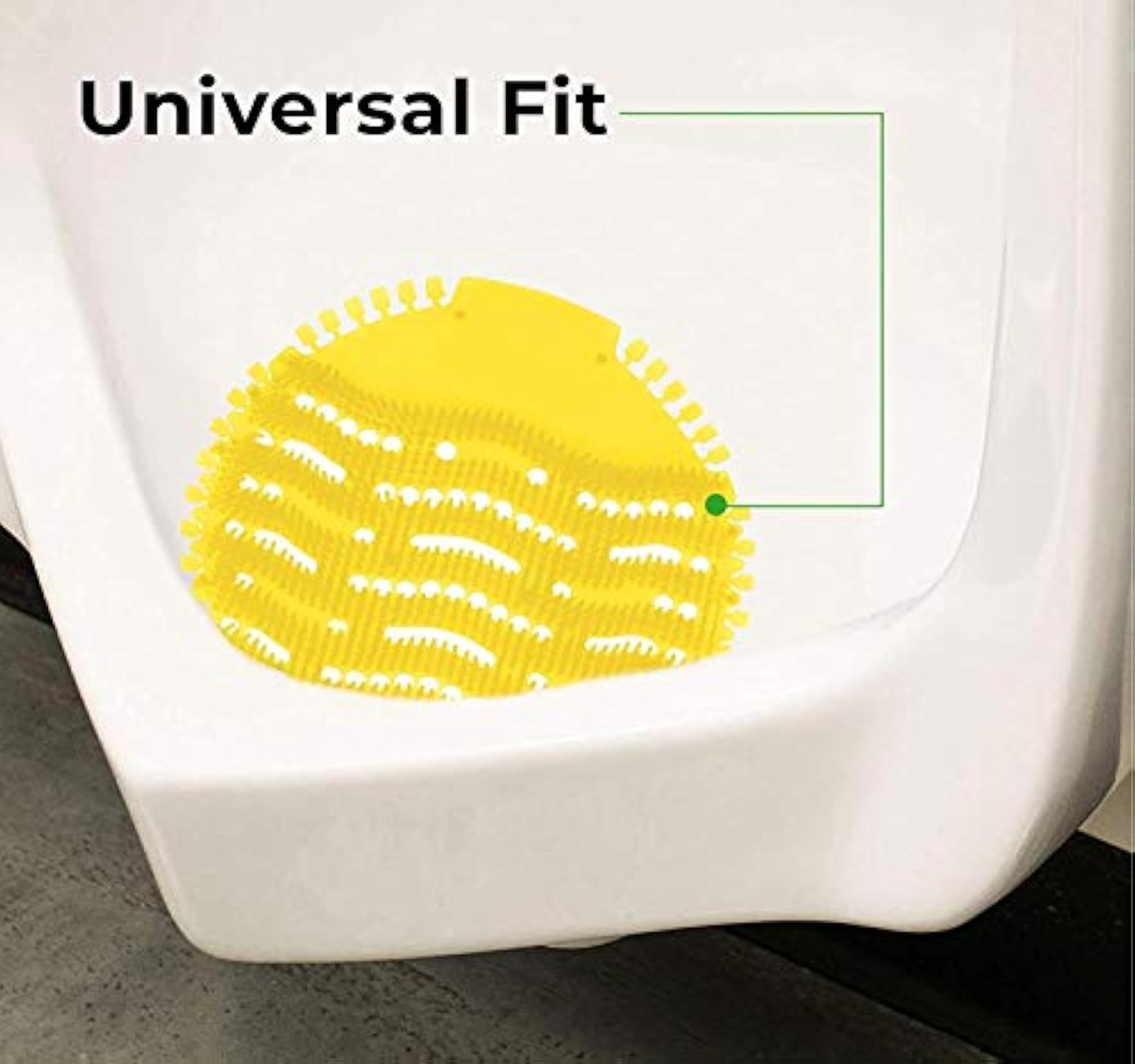 Urinal Screen Mats with Lemon Fragrance, 20 Pieces